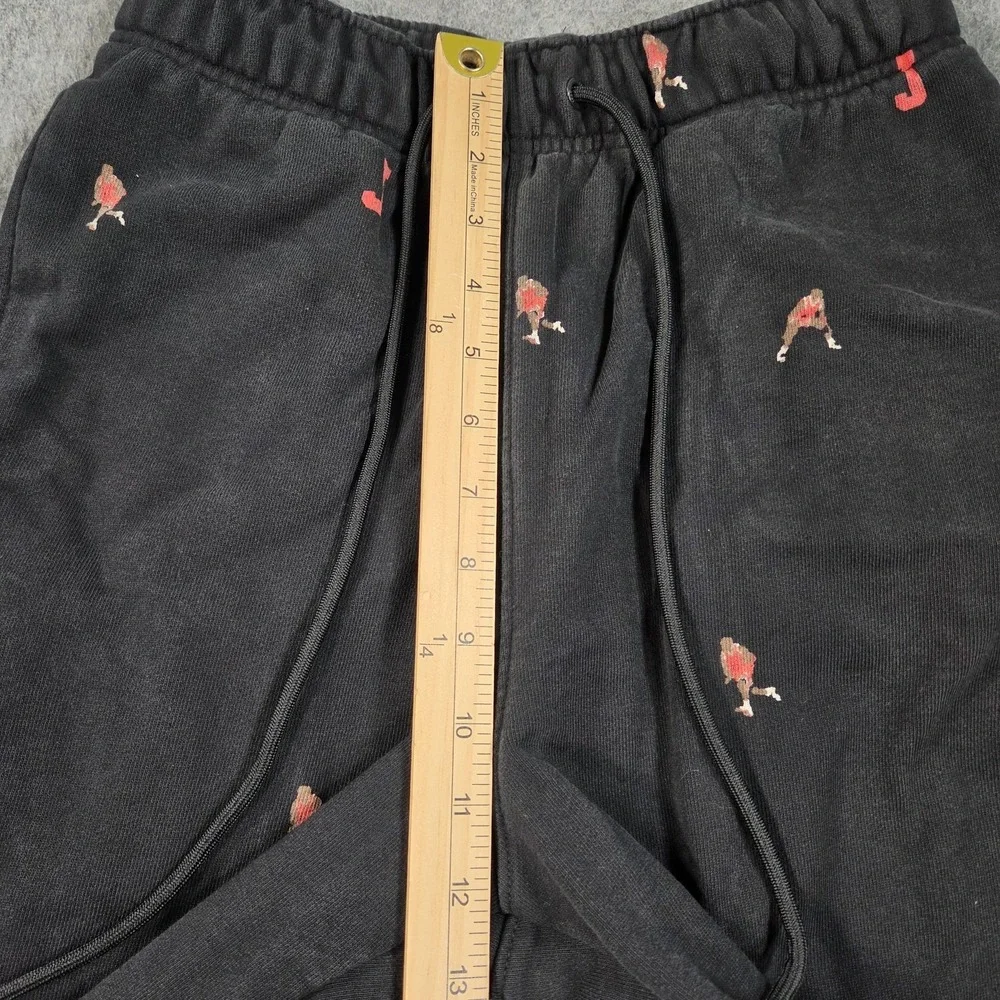 Jordan Sweatpants Mens XS Black Basketball Player Fleece Joggers DH3519-010